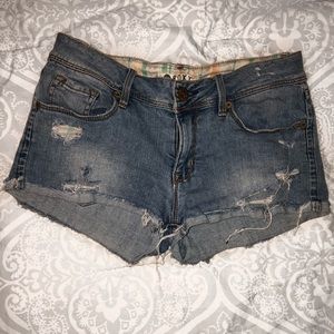 Roxy Distressed Jean Shorts